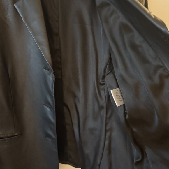 vintage leather blazer jacket size medium - Picture 11 of 11